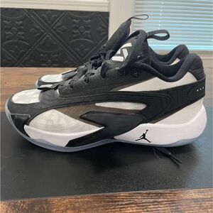 Jordan Black and White Sneakers